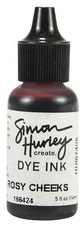 Simon Hurley create. Dye Ink Reinker-Rosy Cheeks - 3 Pack