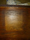 Antique oak Desk Library table ornate Larkin co chippendale feet refinished 1900 — photo 6