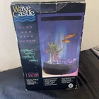 Wave Castle Fish Tank 1 Gallon Aquarium Starter Kits Self Cleaning New in Box