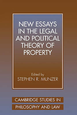 New Essays in the Legal and Political Theory of Property Munzer Hardback