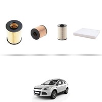 Hoffcar Wartungskit - 4 Filter FüR Ford Kuga II 2.0 Tdci 120KW Ab 2013