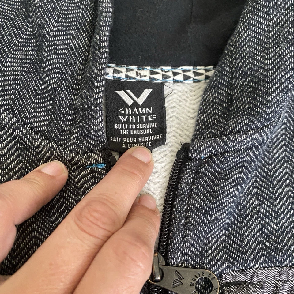 Sudadera con capucha Shaun White Boys cremallera completa 2015 talla mediana usada en excelente estado Foto 3 de 4