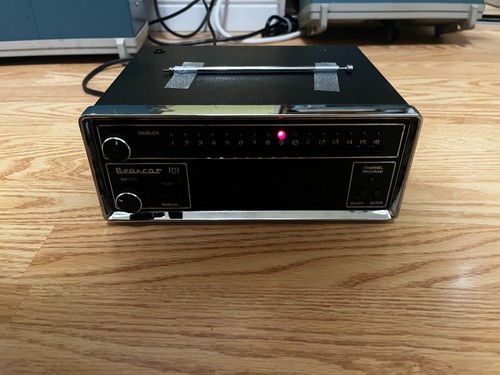 Vintage Electra Bearcat BC 101 Scanner 16 Channel Powers On Scans & Programs.