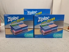 3x Ziploc Flexible Totes Storage Bag Jumbo 22 Gallon Bag 1 Ct Organization NEW