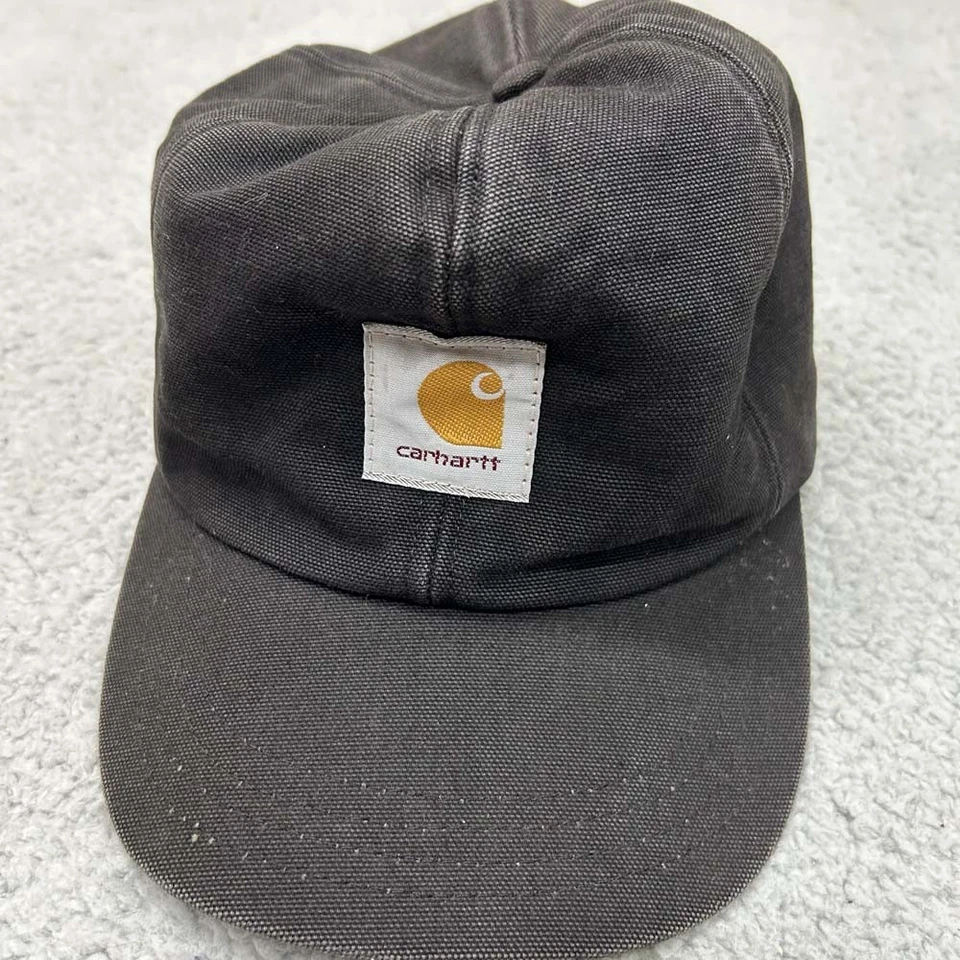 VTG Carhartt Hat Cap Mens Baseball Cap One Size Carhartt Flap Farm Canvas USA - Image 3 of 4