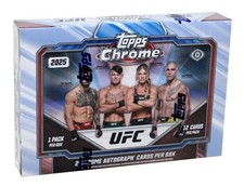2025 Topps Chrome UFC Breakers Delight Hobby Box - 2 Autographs Per Box (Sealed)