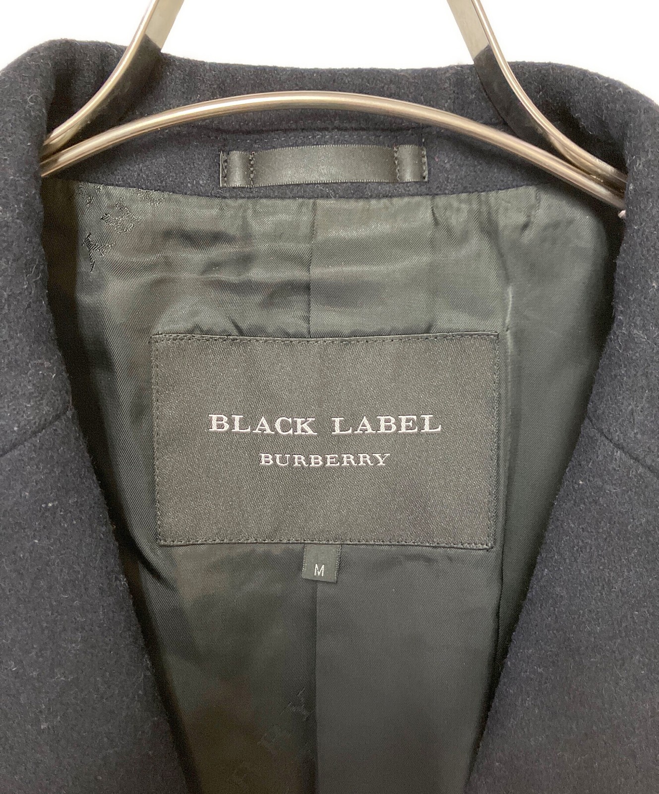BURBERRY BLACK LABEL Chesterfield Coat M Size Navy D1B51-861-29 From Japan thumbnail 3