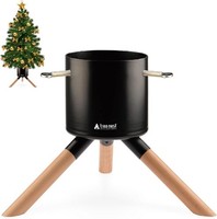 ChristbaumstäNder WeihnachtsbaumstäNder Bis 1,5M Schwarz - WasserbehäLter, Stamm