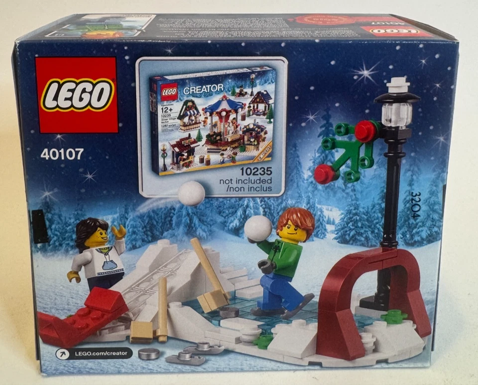 NEW LEGO Creator Promo Set 40107 Winter Village Winter Skating Scene GWP 2014 - Image 2 of 4