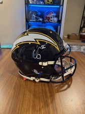 Oronde Gadsden II Signed FS Authentic NFL Los Angeles Chargers Helmet!