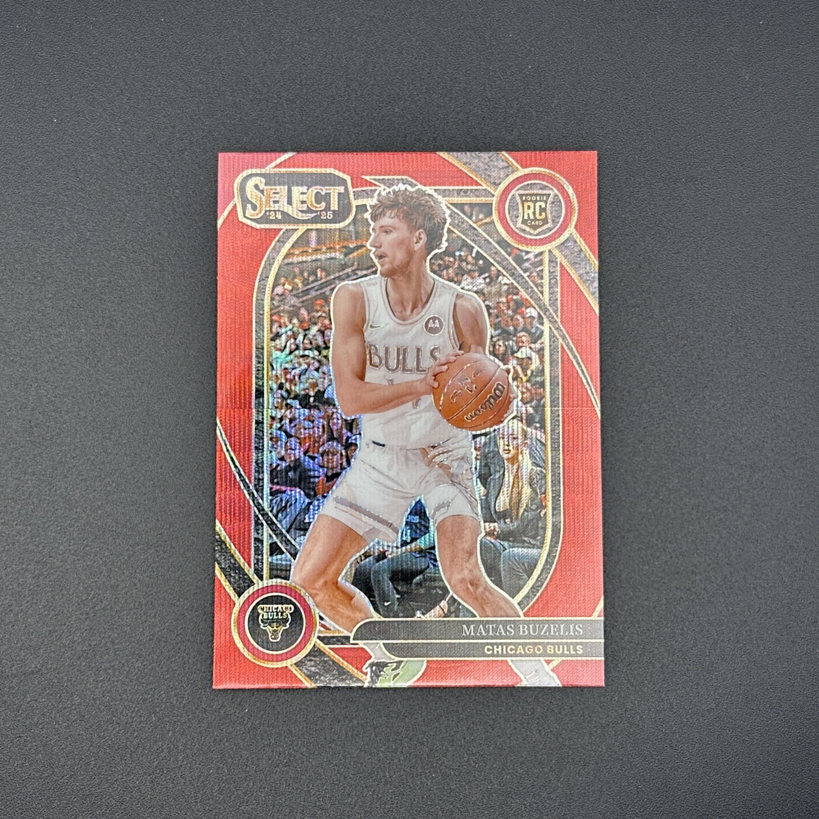 Matas Buzelis RC 2024-25 SELECT Courtside RED WAVE PRIZM Bulls