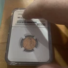 1950 1C MS 65 RD Penny