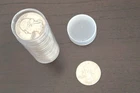 40 United States Washington Quarters  90% Silver Pre 1965. W/ Coin Case