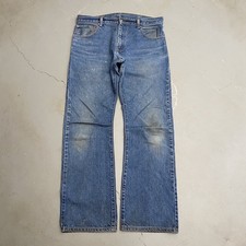 Y2K Distressed Worn Levi's 517 Bootcut Jeans