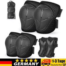 6X Schonerset Sch&uuml;tzer Kinder Skate Erwachsene Knie Ellenbogen Handgelenk Schutz