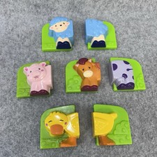 Leap Frog Fridge Farm Barn Magnetic Animal Parts Duck Sheep Horse Pig Cow