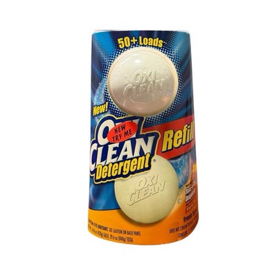 NOS Oxi Clean Toss-N-Go Laundry Detergent Ball 50+ Loads Starter Kit Fresh Scent