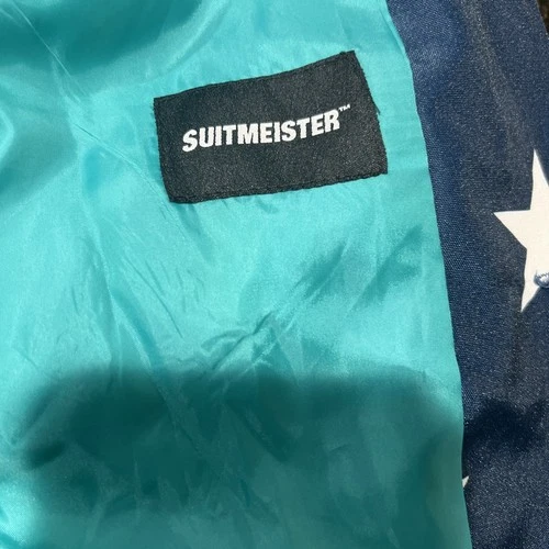  Suitmeister USA Flag Patriotic Blazer Men's Size 2XL NWT 4th of July Halloween image 4