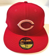 Cincinnati Reds NE MLB MonoCamo Fitted Hat~Red