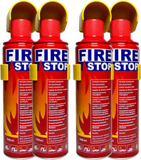 Portable Fire Extinguisher with Mount Brackets - Multi-Purpose Protection 4-Pac