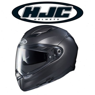 HJC F70 Full-Face Motorcycle Helmet - Titanium XSM
