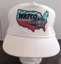 WATCO Supply Chain Solutions Young An Snapback Rope Hat VTG White YA Cap