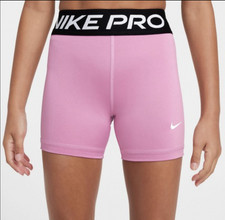 Nike Girl's Nike Pro Performance Shorts Sizes 6  6X Pink New Compresion Shorts