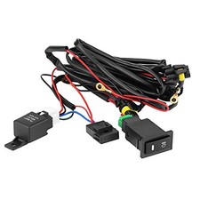 LED Light Wiring Harness Kit,12V Universal Car LED Fog Light On/Off Switch