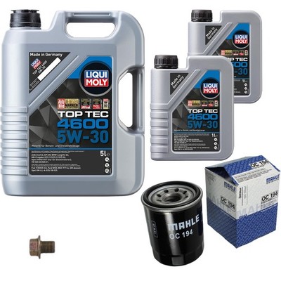MAHLE Ölfilter LIQUI MOLY Top Tec 4600 5W-30 7 L für Nissan Maxima/Maxima QX