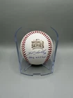 Kyle Hendricks Signed 2016 World Series Baseball Beckett COA W/Cube WS Champs L2