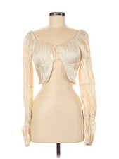 Verge Girl Women Ivory Long Sleeve Top 6