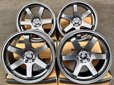 18" Grey Drift Alloy Wheels Fits Alfa Romeo 159 Giulia Giulietta Stevio 5x110