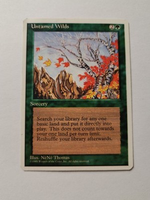 Untamed Wilds (4th Edition) 1995, Magic The Gathering MtG