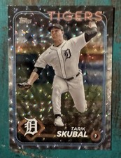 2024 Topps Series 1 - Tarik Skubal #294 Silver Crackle Foil