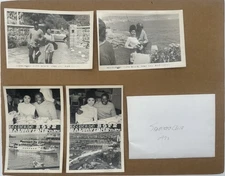 ELVIN JONES 4 Photos, 1972 Santiago, Vina Del Mar, Chile, Keiko, Inscriptions