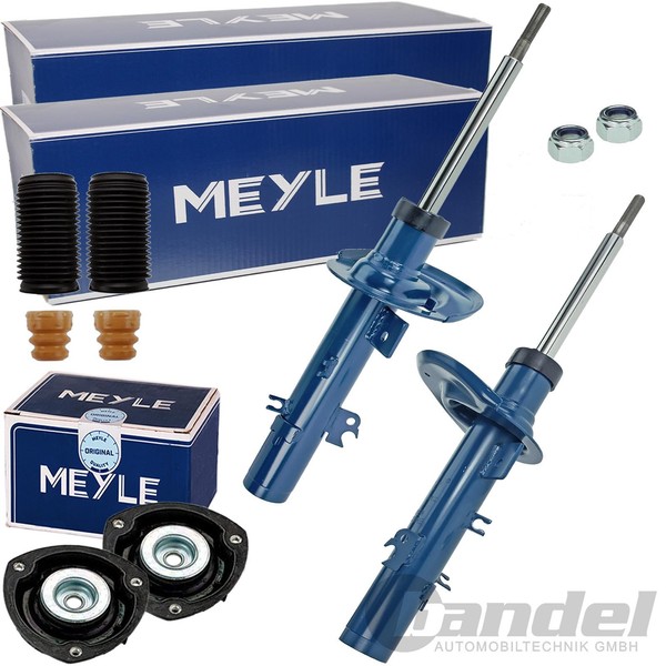 2X Meyle StossdÄMpfer Domlager + Protection KIT Vorne FüR Peugeot 307 Citroen C4-image