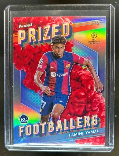2023 Finest UEFA Lamine Yamal Prized Footballers RC Fusion Pink/Red #PFF-8