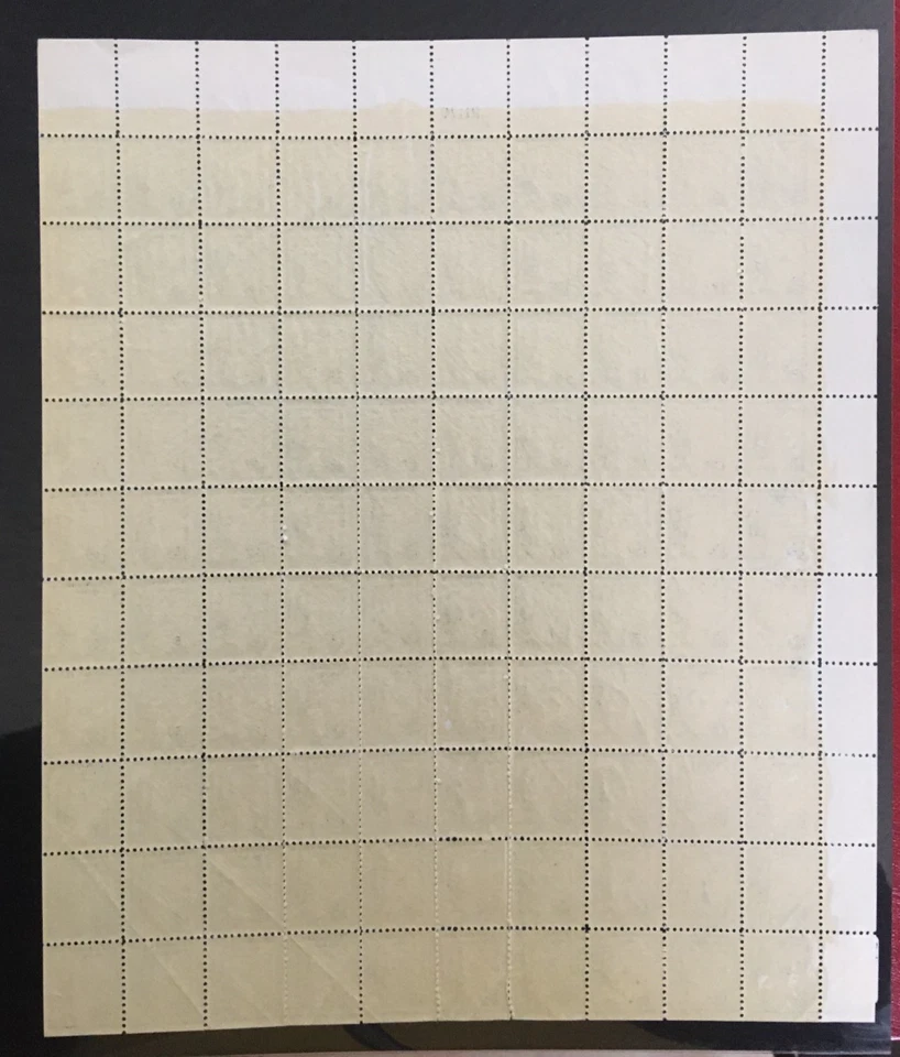 # 734 5 cent Kosciuszko FULL MINT SHEET OF 100 stamps MNH OG perf. separated - Image 3 of 4