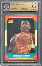 1986-87 FLEER #121 DOMINIQUE WILKINS BGS 9.5