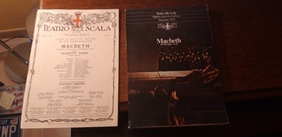 Teatro alla Scala Milano - Macbeth - Verdi - 1979 - Libretto Libretto + Einladung