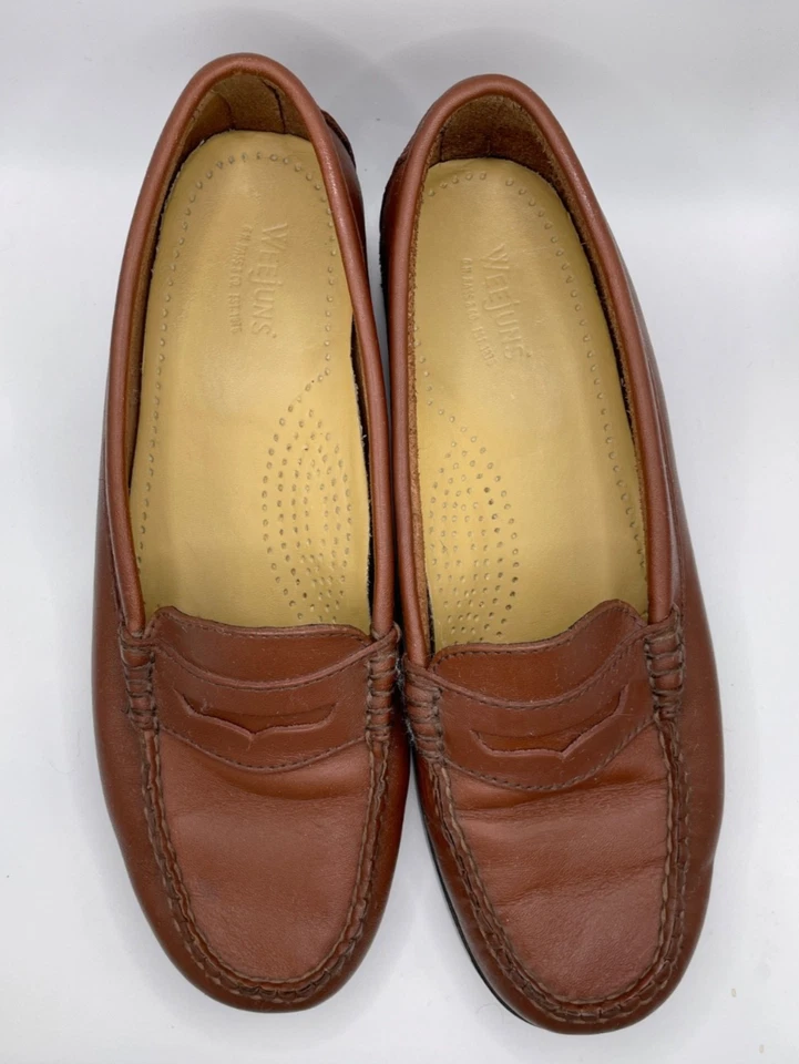 G.H. Bass Co. Weejuns Bass Kathleen Brown Leather Woman’s Sz 7 M Penny Loafer - Image 2 of 4
