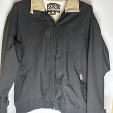 Zero Restriction Tour Lite Traveler Golf Full Zip Gore-Tex Jacket Black Sz Large