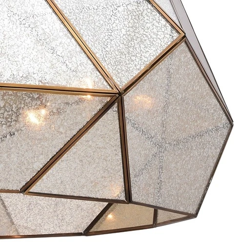 Euclid 5-Light Pendant in Mid-Century Modern and Drum Style 28.5 Inches Tall and - Picture 7 of 10