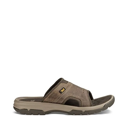 TEVA MEN'S M LANGDON SLIDE SANDALS SIZE MEN 11 WALNUT