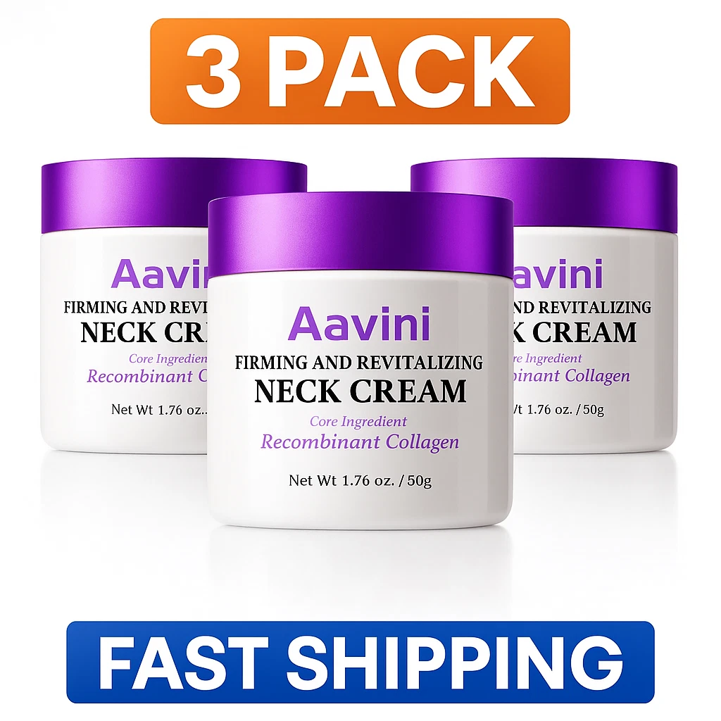 3 Pack Aavini Neck Cream – Firming Collagen Formula for Wrinkles & Dark Neck
Opens in a new window o