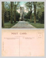 Vintage Postcard - Elford Church and Avenue near Tamworth UNPOSTED