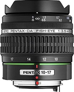 Pentax DA Fish-Eye 10-17mm F3.5-4.5 ED Photography Camera Lens