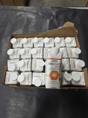 Nestle Isosource 1.5 Cal Tube Feeding Formula Unflavored 250 mL Carton 24 Ct