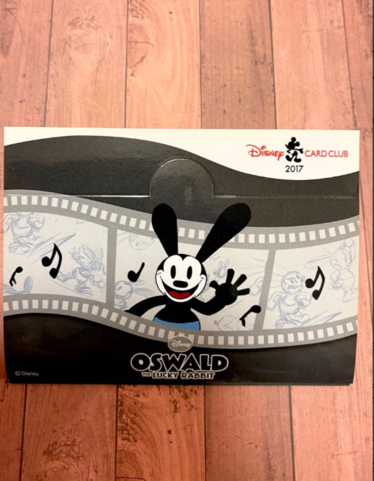 Oswald the Lucky Rabbit 2017 Disney JCB Card Exclusive Gift Pin Badge ...