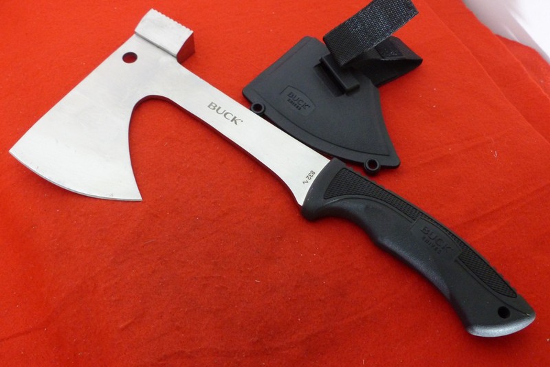 Buck Knives 12.25" 832 Hatchet Ax Axe Knife & Sheath MINT